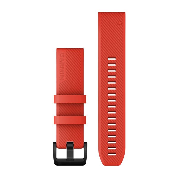 QuickFit 22mm Band Laser Red with Black Stainless Steel Hardware — фото 2