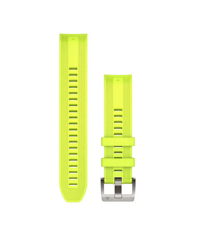 QuickFit 22 Watch Bands Amp Yellow Silicone Strap