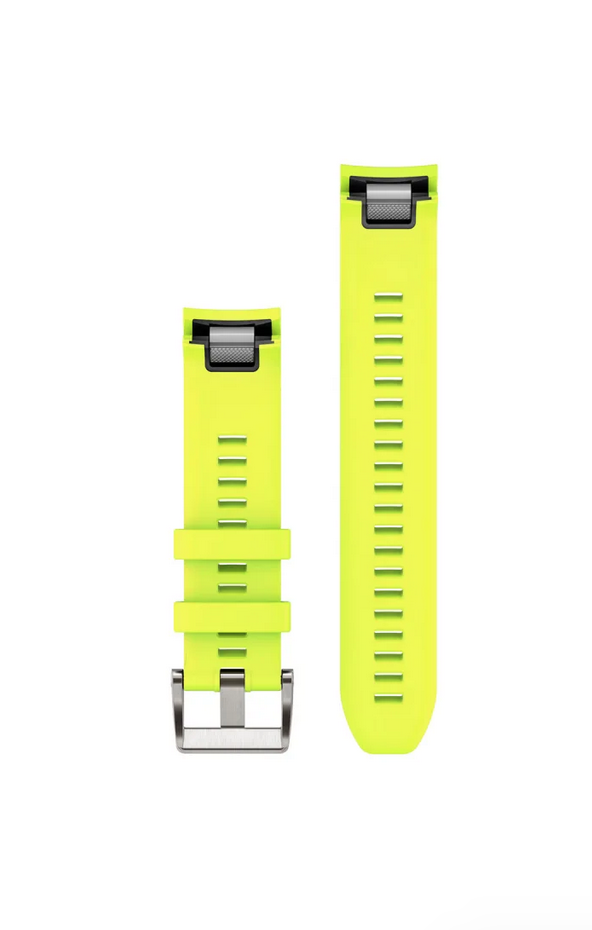 QuickFit 22 Watch Bands Amp Yellow Silicone Strap — фото 2