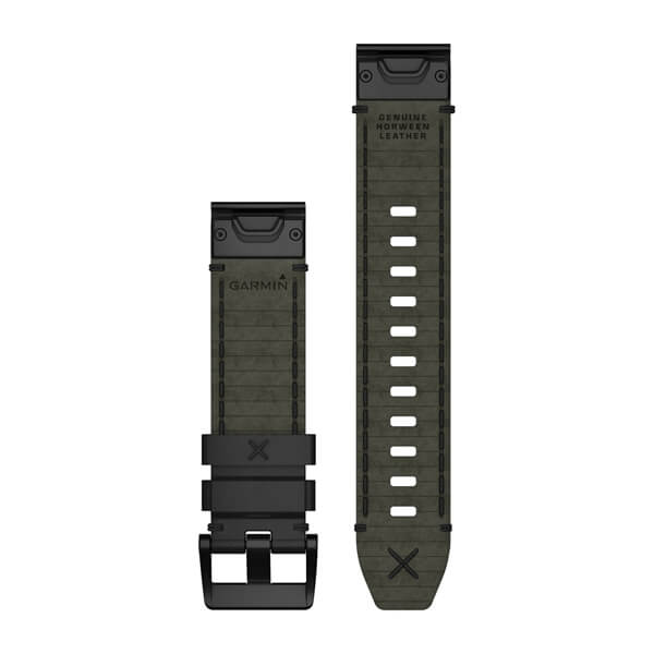 QuickFit 22 Watch Straps Genuine Horween Leather Strap – Black — фото 2