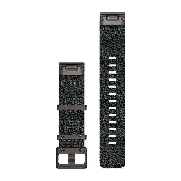 QuickFit 22 Watch Straps Jacquard-weave Nylon Strap – Heathered Black — фото 2