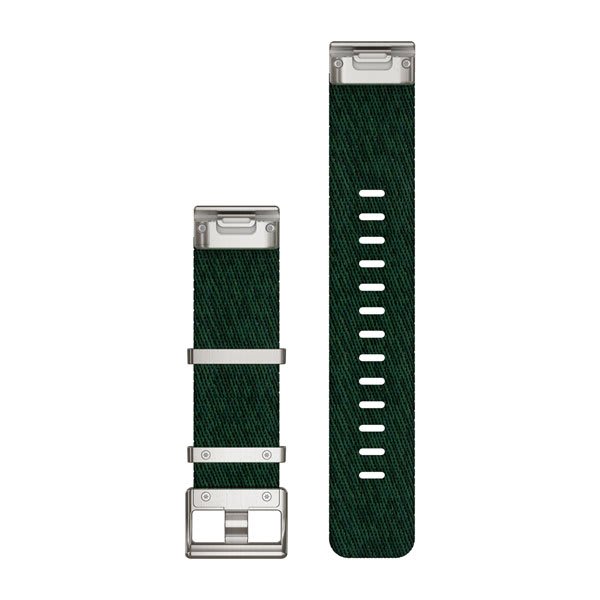 QuickFit 22 Watch Straps Jacquard-weave Nylon Strap – Pine Green — фото 2