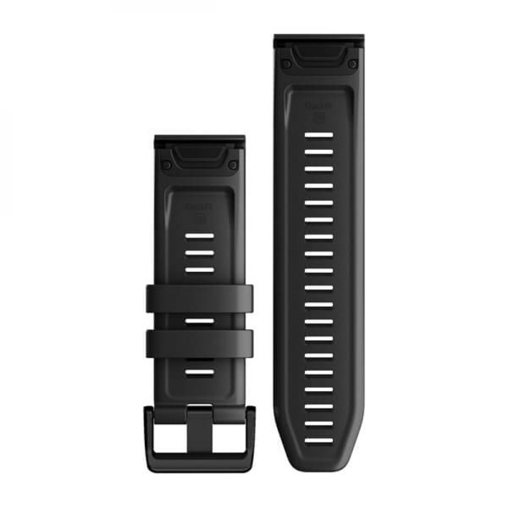 QuickFit 26 Watch Bands Black Silicone — фото 2