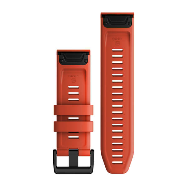 QuickFit 26 Watch Bands Flame Red Silicone — фото 2
