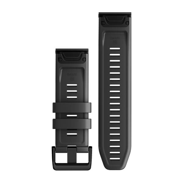 QuickFit 26 Watch Bands Graphite Silicone — фото 2