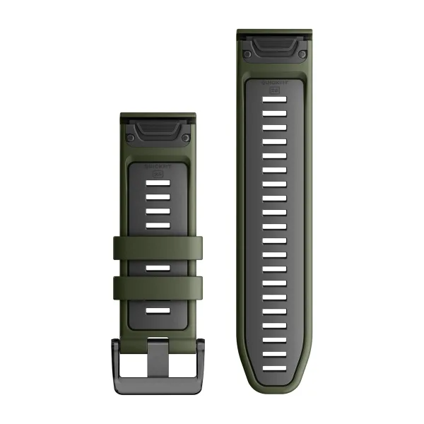 QuickFit 26 Watch Bands Moss/Graphite Silicone — фото 2