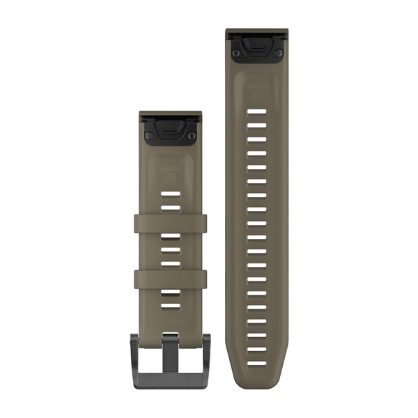 QuickFit band 22 mm Coyote Tan Silicone