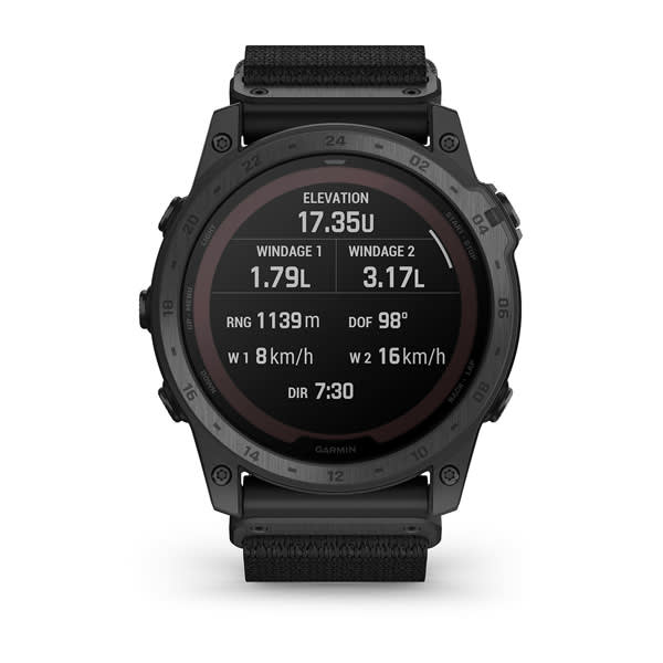 Tactix 7 – Pro Ballistics Edition Solar Powered Tactical GPS Watch with Applied Ballistics and Nylon Band — фото 10