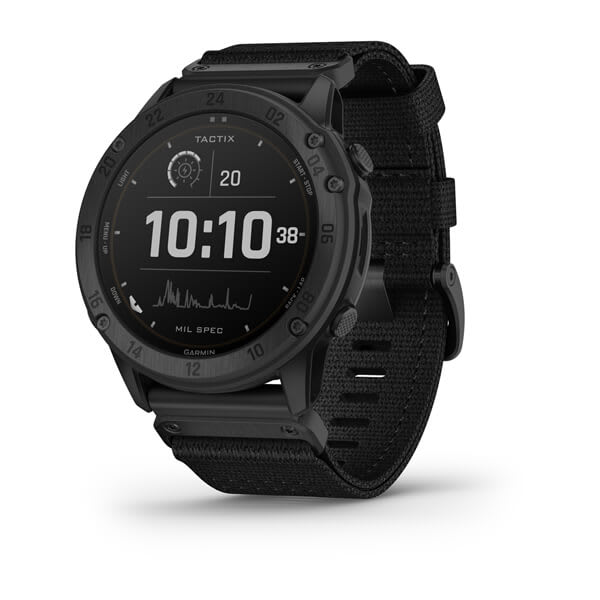 Tactix Delta - Solar Edition Solar-powered Tactical GPS Watch with Nylon Band