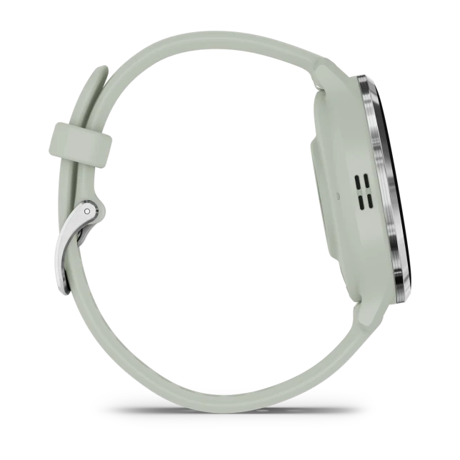 Venu 3S Silver Stainless Steel Bezel with Sage Gray Case and Silicone Band — фото 6