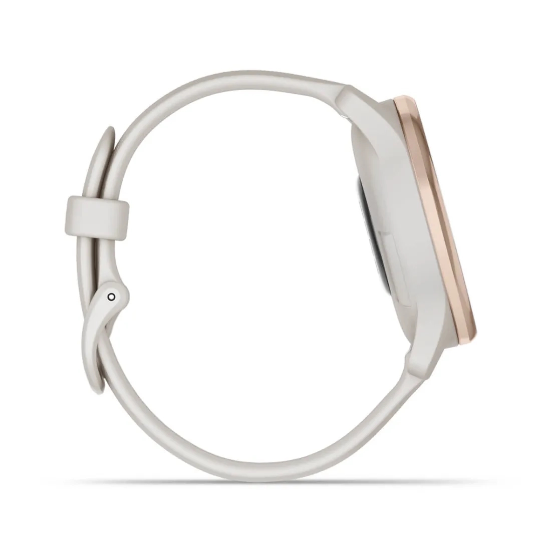 Vivomove Trend Peach Gold Stainless Steel Bezel with Ivory Case and Silicone Band — фото 5