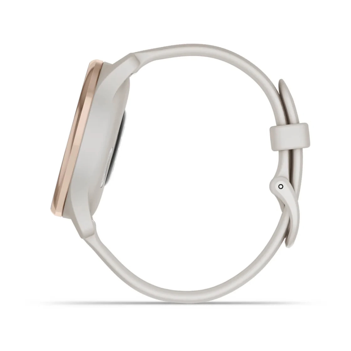 Vivomove Trend Peach Gold Stainless Steel Bezel with Ivory Case and Silicone Band — фото 8